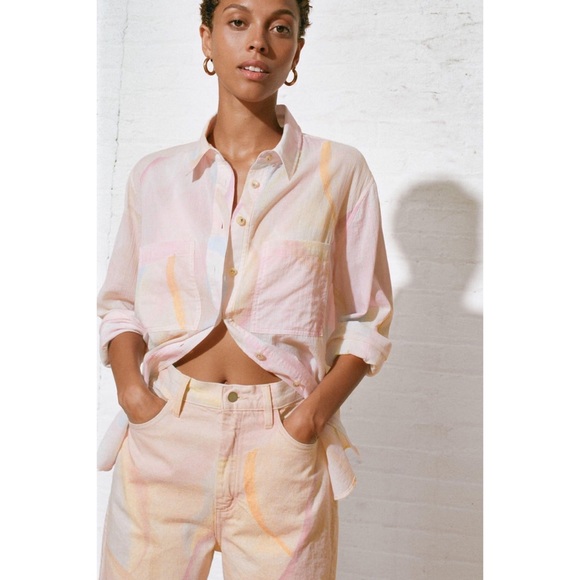 Mara Hoffman Georgina Pant // Pink Multi - Picture 4 of 8